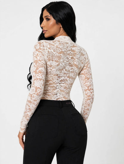 BODY ENCAJE BLANCO HUESO