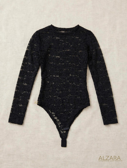 BODY ENCAJE NEGRO